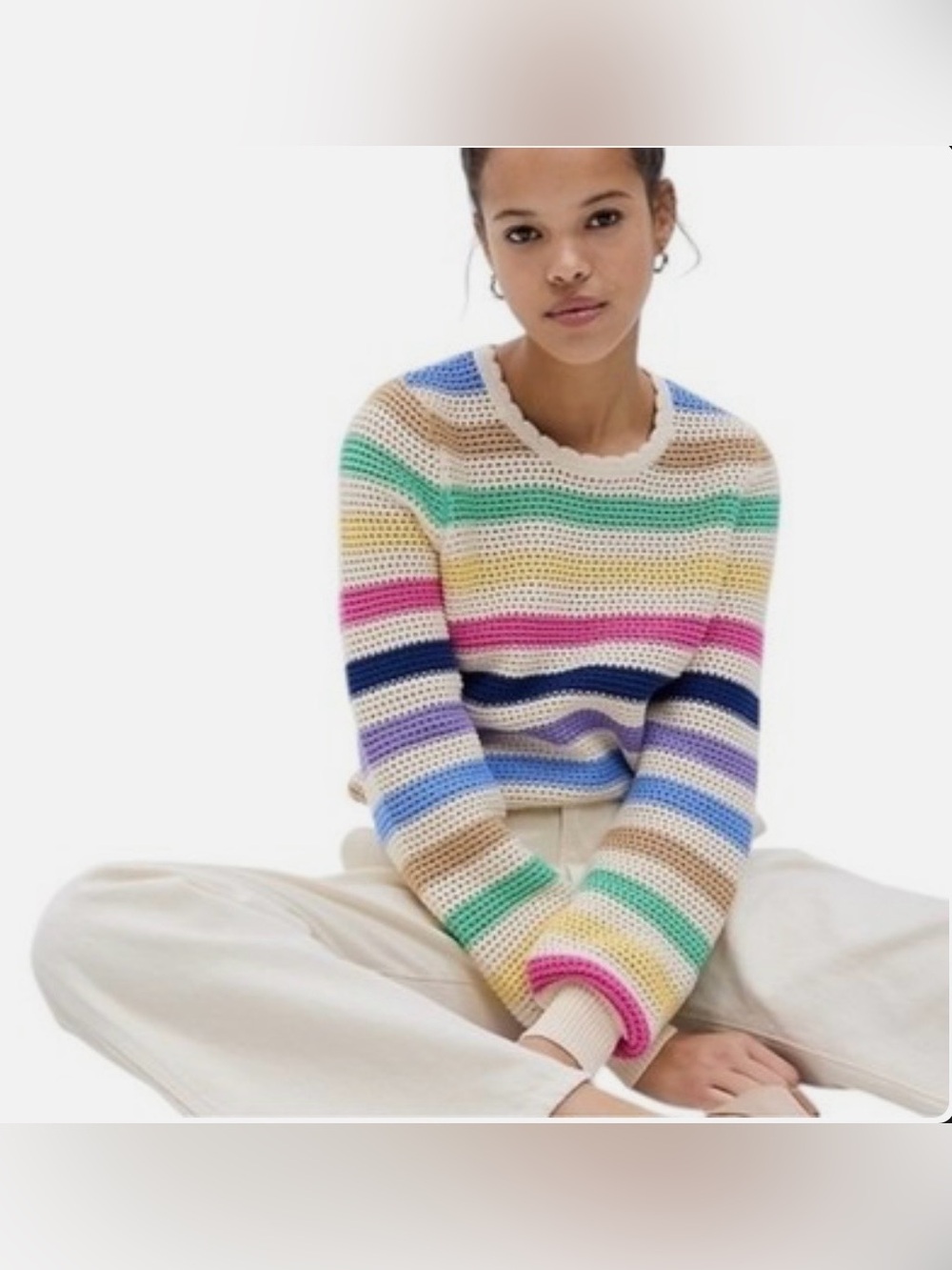 Women’s Gap Crocheted Sweater XS